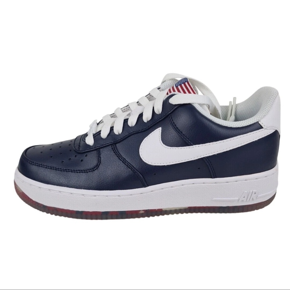 Nike Unisex Air Force 1 LE 414933 401 Athletic Sneakers Blue SZ 4.5Y
